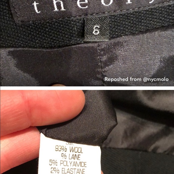 Cute theory suit dress and Jacket Pleated bottom, slightly - Picture 11 of 12